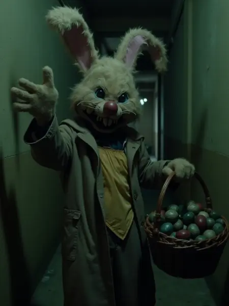 Creepy Easter Bunny Costume - Flux1.D
