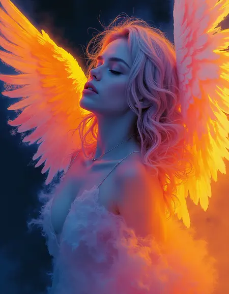 Flux digital harmony | rendered painting style