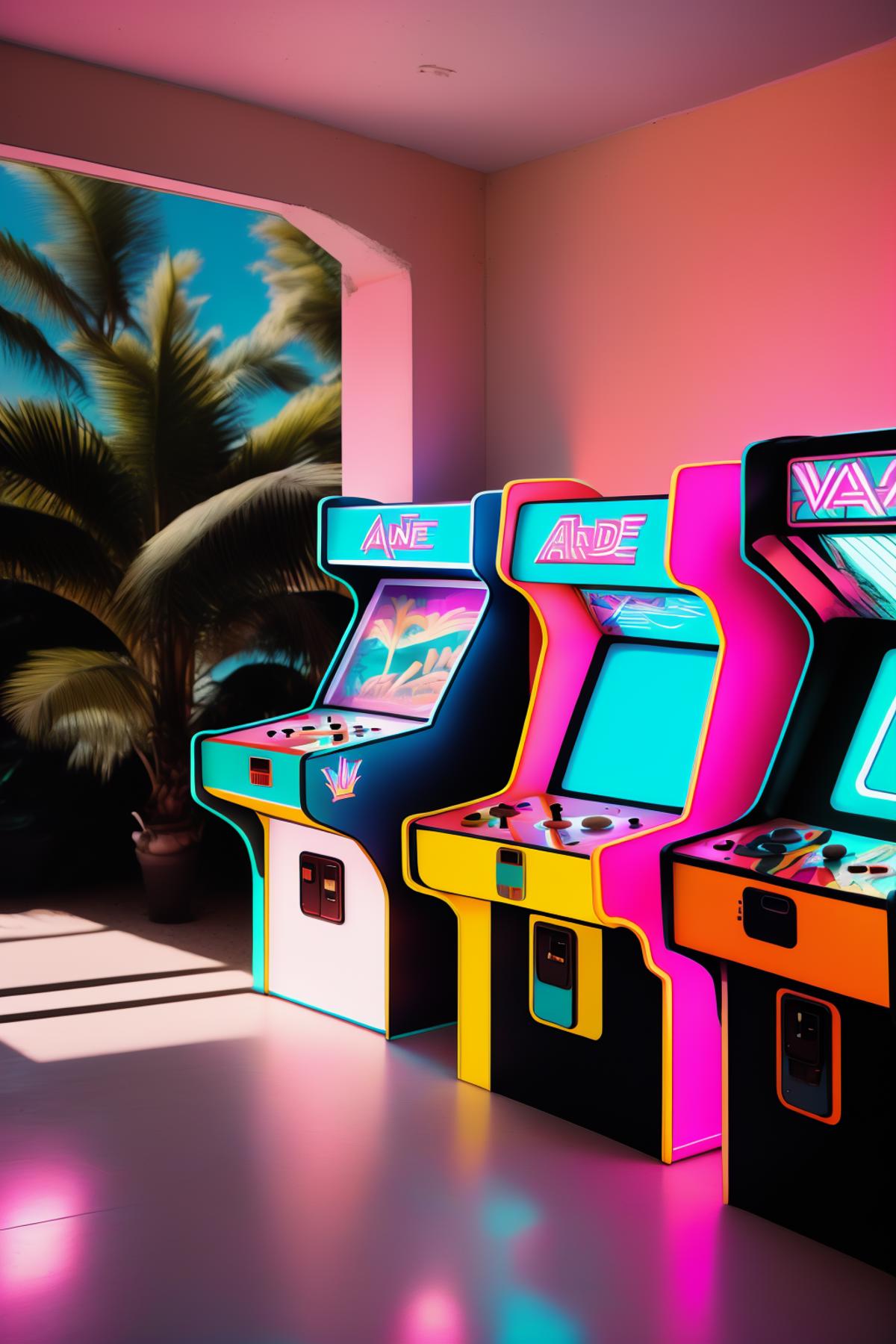 Miami Vice Arcade Retreat image by Ciro_Negrogni