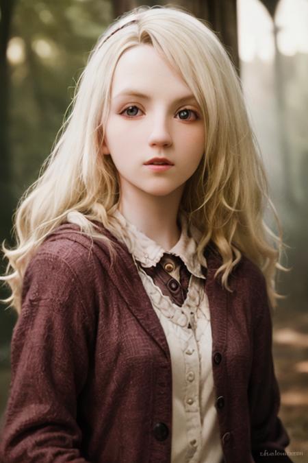 Luna Lovegood, realistic, HDR, Dreamy look