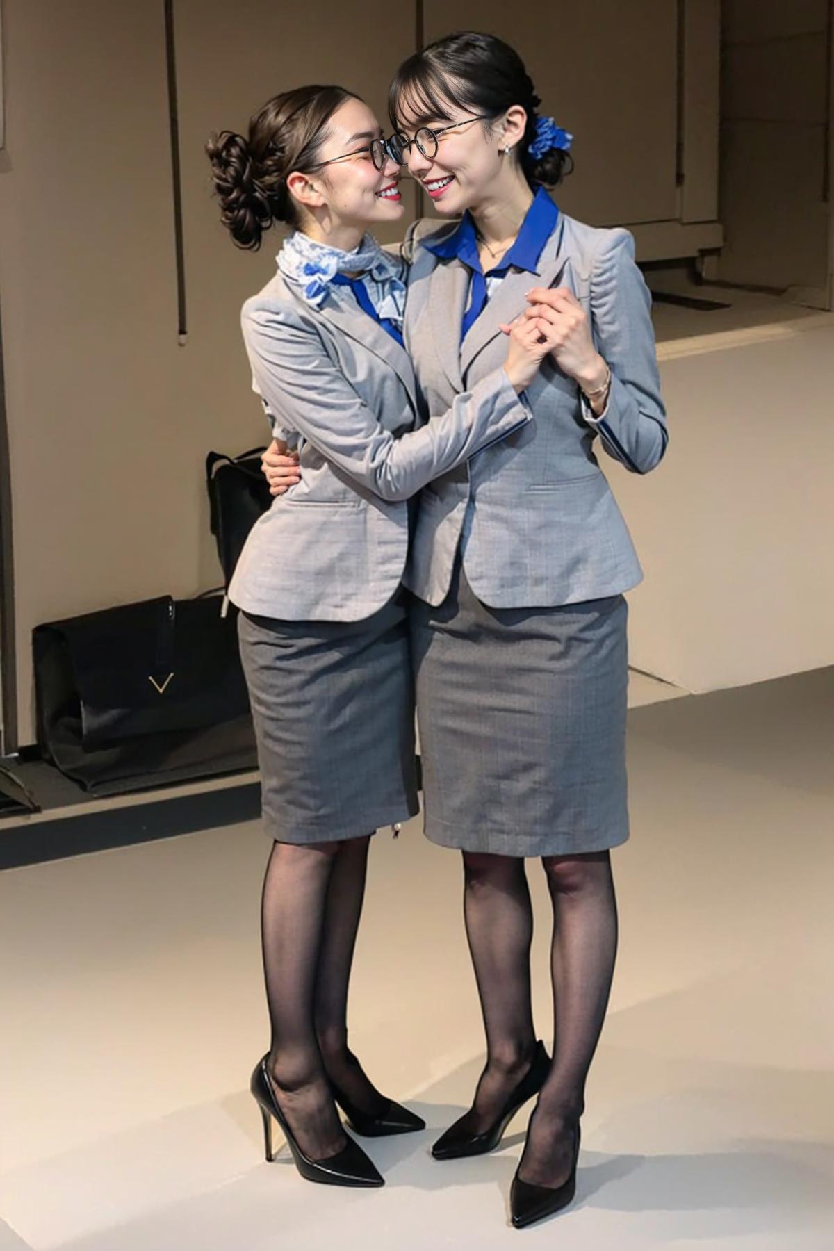 ANA Stewardess Uniform image by yyyano