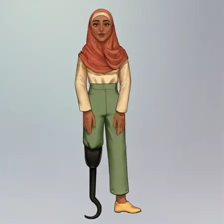 Solo Poly Hijabi Amputee [ Meme ] by Leaf