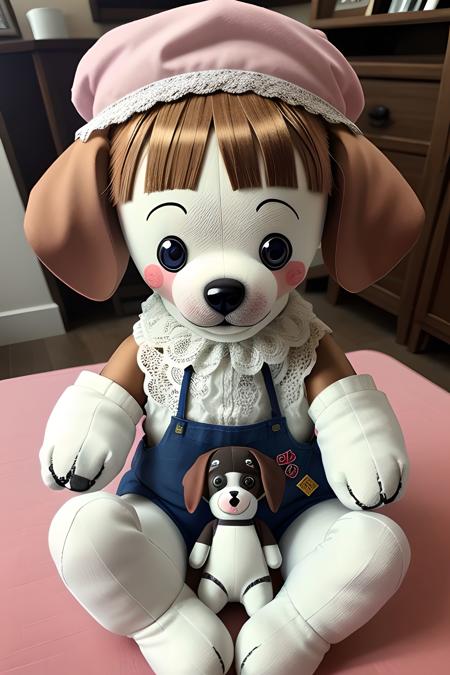 {high quality}, masterpiece, illustration, 
[[dog]] ((doll)), 
<lora:PAseer的可爱小人偶:1>