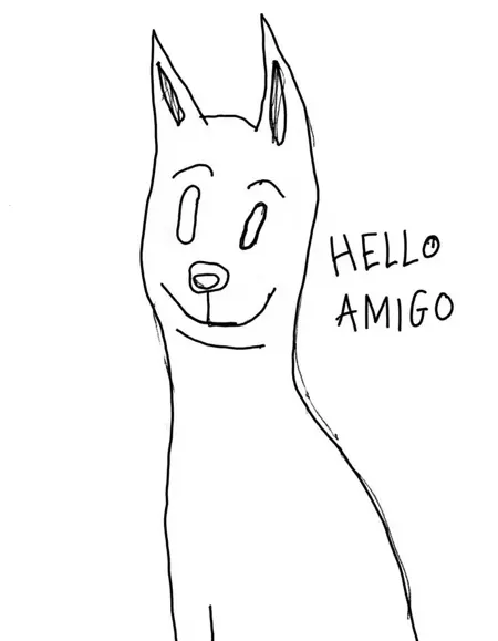 Badly Drawn Art Sketch Flux - Style