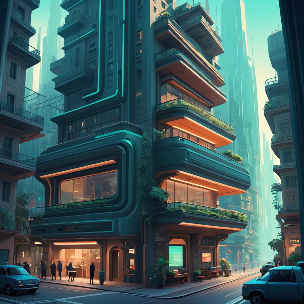 FF Style: James Gilleard - Modern Illustration Art image by idle