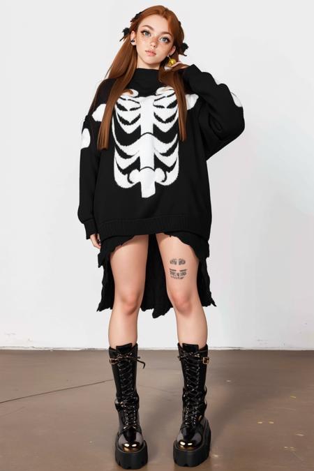 Skelly Sweater Dress v1.0