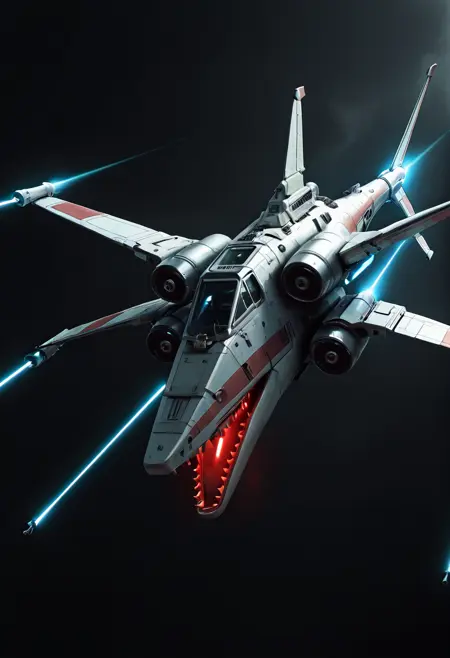 SharkWing: Carcharodon-Class Interceptor (Citron Scifi) [Illustrious]