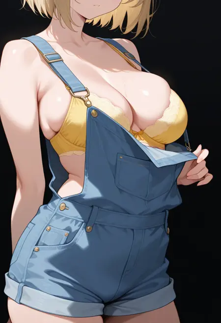 overall with bra