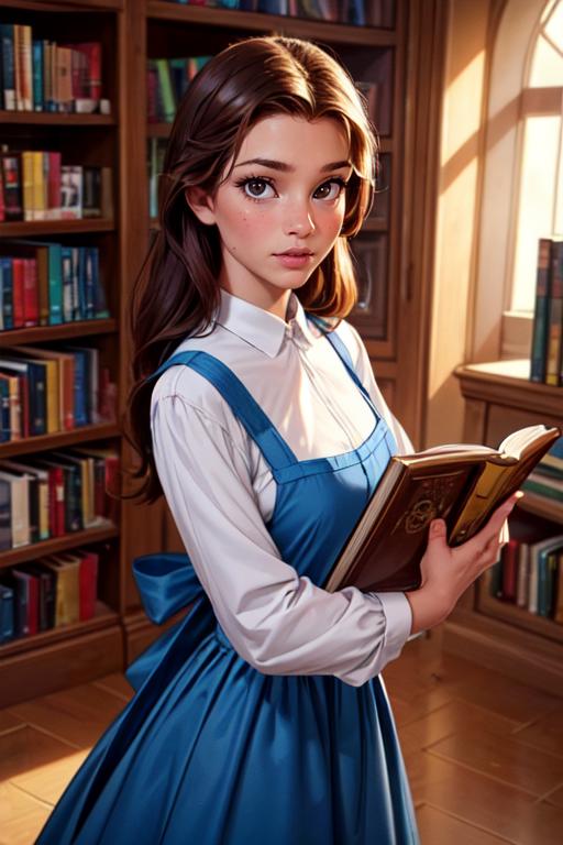 Belle- beauty and the beast disney image by Creativehotia