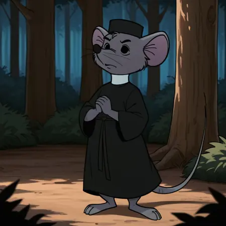 Sexton Church Mouse   (Robin Hood 1973)   illustrious
