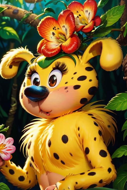 Marsupilamie (Spirou and Fantasio, the Marsupilami) image by El_Randolo