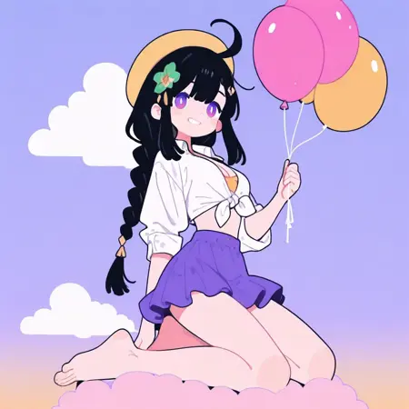 Pastel Twilight Moe Aesthetic