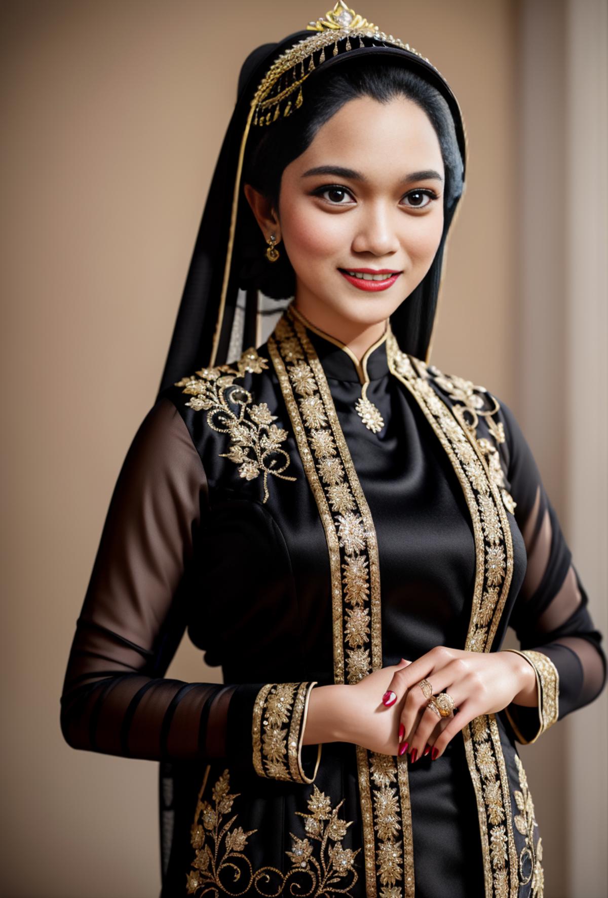 Javanese Traditional Women's Wedding Dress (Indonesia) image by brokolies
