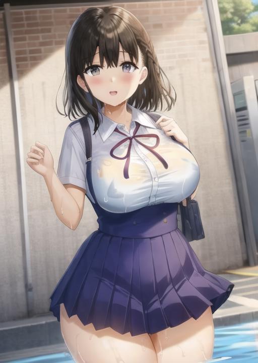 Toshoshitsu no Kanojo: Seiso na Kimi ga Ochiru made - Hentai protagonist + style image by Tomas_Aguilar