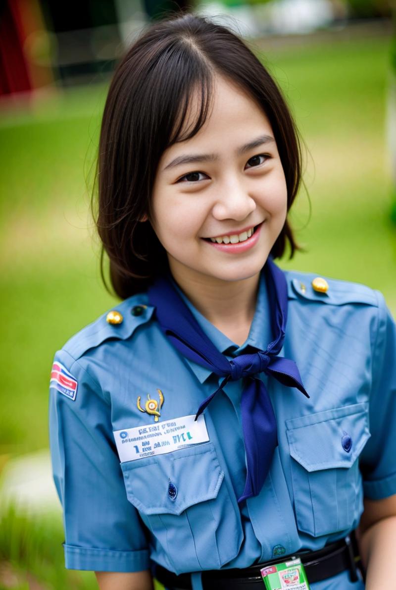 Thai Red Cross Youth Uniform LoRA image by Guidefender