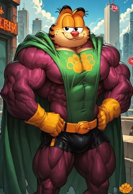 Garzooka (Superhero Garfield)