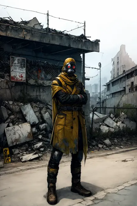 角色立绘末日废土(game character)