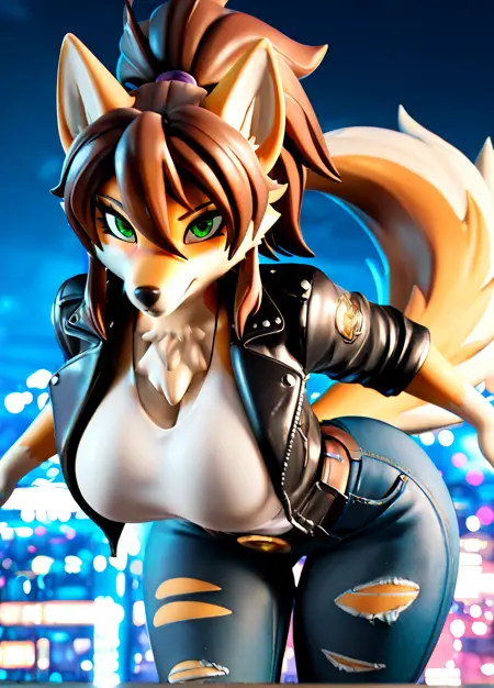Fur 3D XL // MERGED MODEL