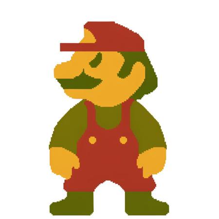 SMB1 Mario - Retro Mario - Super Mario Bros V1