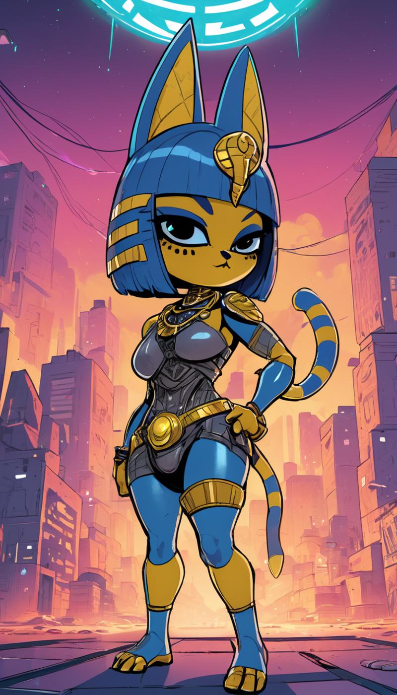 Ankha [Animal Crossing] LoRA XL image by Hevok