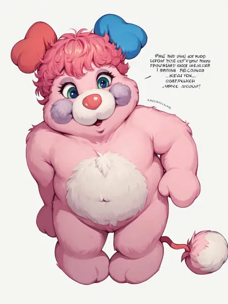 Popples 1985 (AGC/Mattel) Pony SDXL