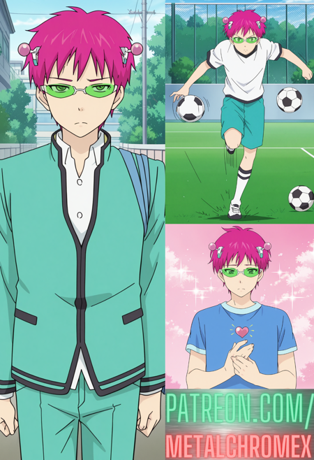 Saiki Kusuo (The Disastrous Life of Saiki K.) - 2 versions - Commission! 100 epoch version
