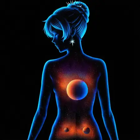 Blacklight Body Paint Style