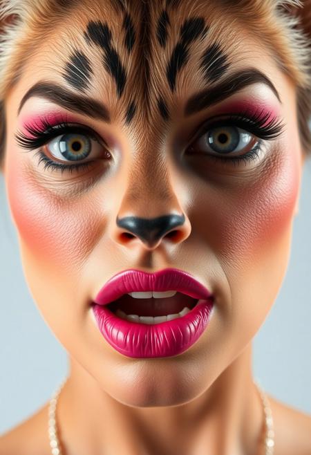 Feline eyes. Overlined lip liner. Open mouth. heavy makeup. Bright Creamy pink lipstick. Slut makeup. huge fake lips. Huge thick black false eyelashes. With eye contact. Bimbo cougar milf. Pov blowjob. Huge glossy lips. Extremely beautiful full face bimbo. Thick pink lipstick with heavy lip liner. Sexy fuck me eyes.