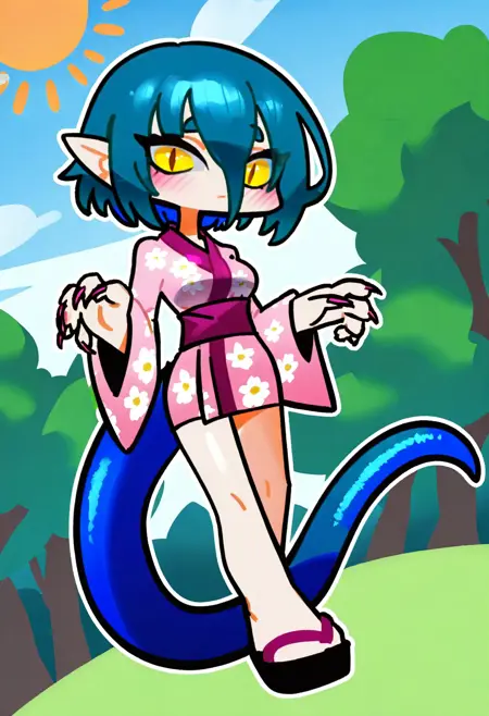 Pungson Mori Chibi-style