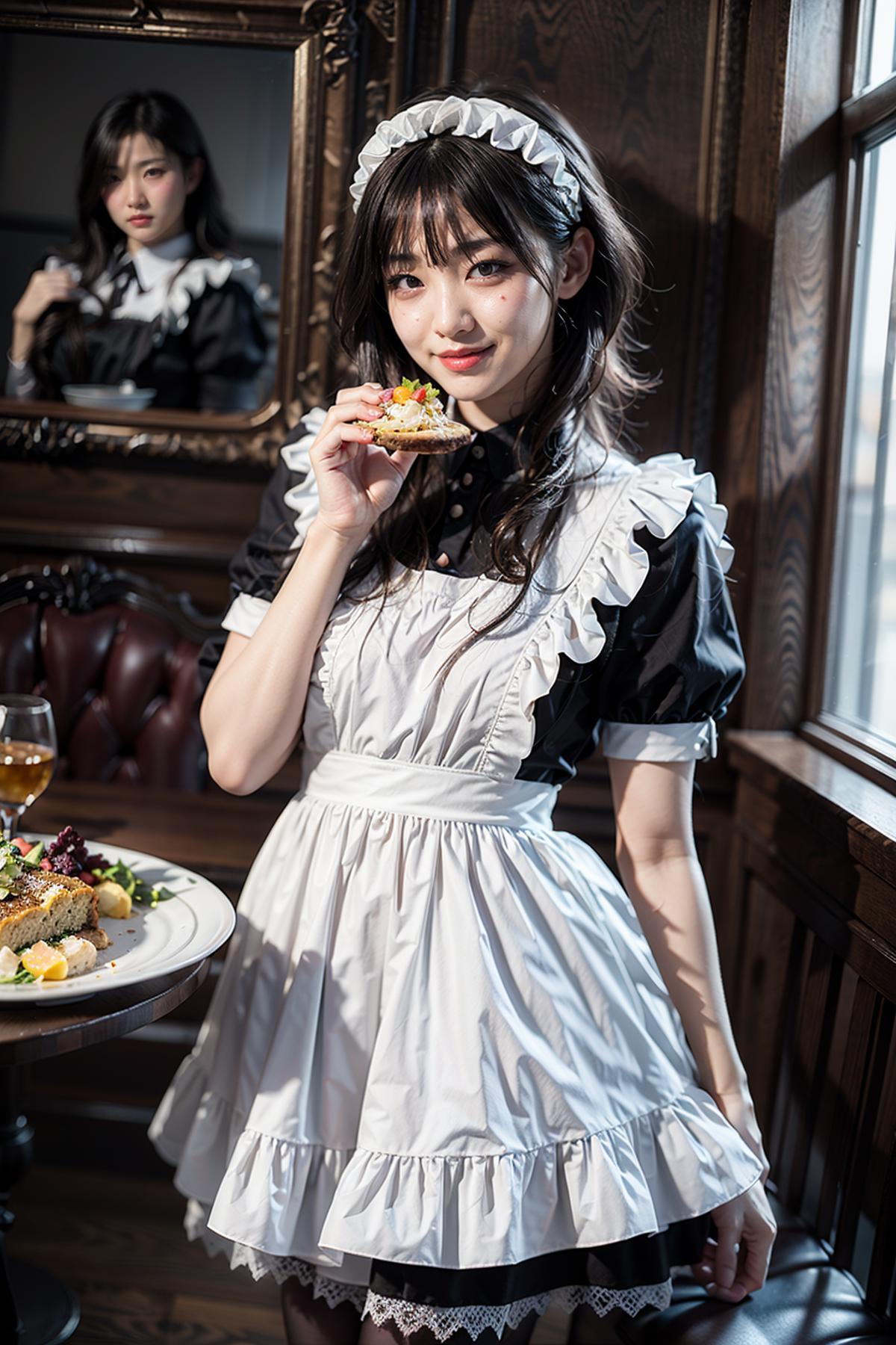 Maid costume | 女仆装 image by feetie