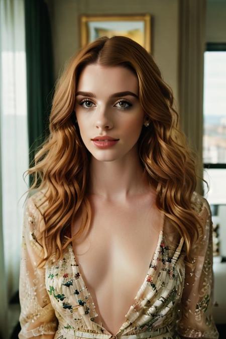 An image of a young woman with a medium warm complexion and natural makeup, featuring defined eyebrows and neutral lips. Her chestnut brown hair is cut into a textured lob with subtle highlights. She is nude, She poses casually outdoors, lifting her hair with one hand, against an office backdrop, exuding a confident and relaxed vibe.photorealistic, hyperrealistic, analog film photograph, professional fashion photoshoot,
EyeDetail, private executive office, pov from below, standingphotorealistic, hyperrealistic, analog film photograph, professional fashion photoshoot,
EyeDetail, private executive office, pov from below, standing