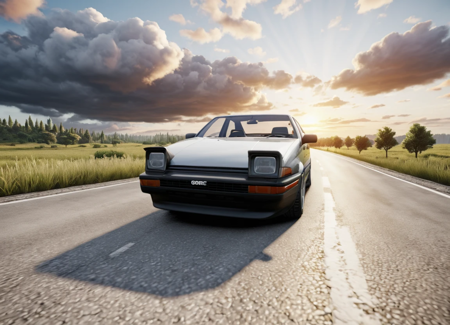 Vehicles Collection - 26 Assets [XL] 07 Toyota AE86