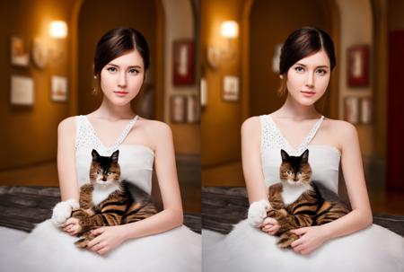 a young lady holding a cat, full body
masterpiece, high detail, 8k, high detailed skin, 8k uhd, high quality
<lora:stereoscopic_cross_v1.0:1>