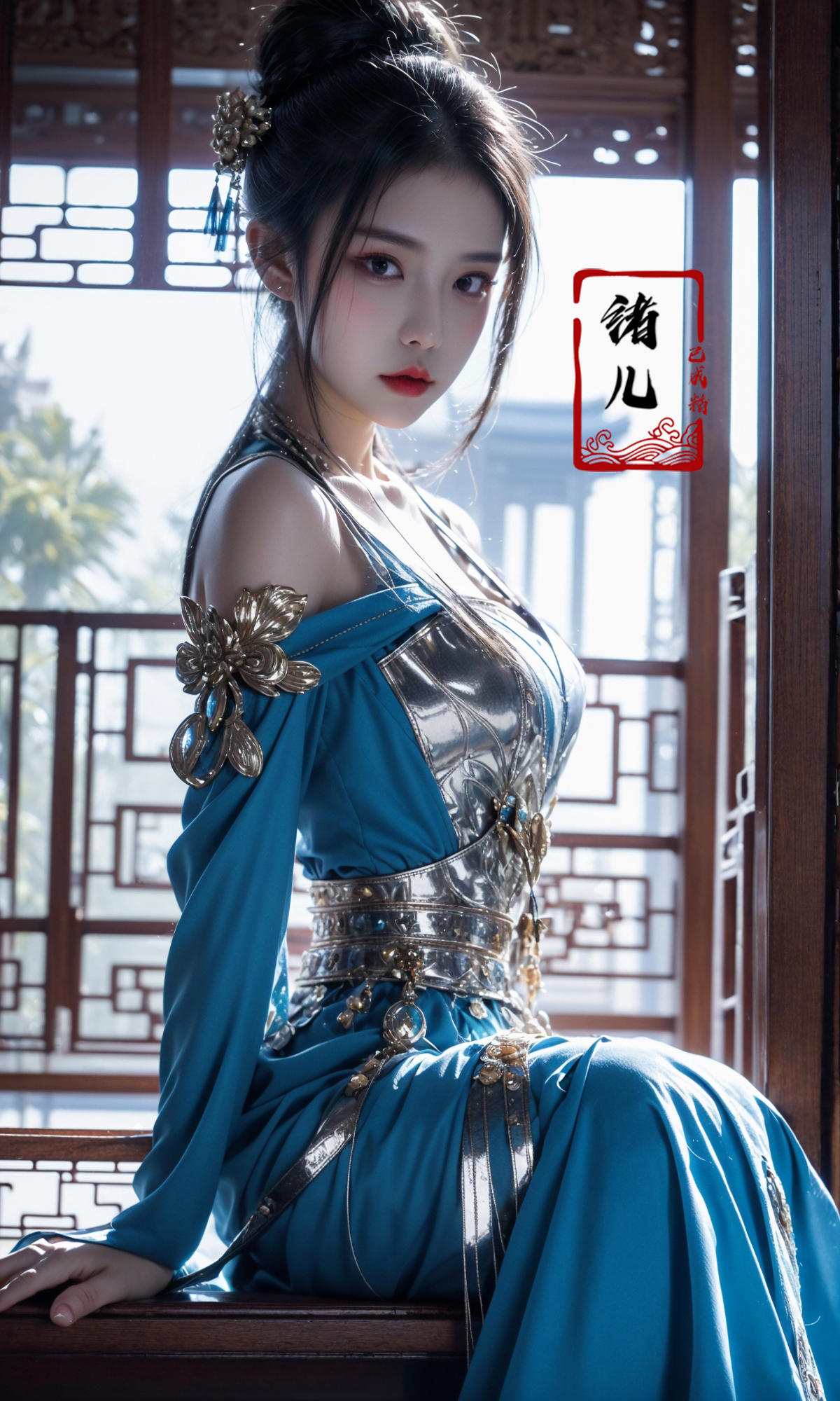 绪儿-绝美古风脸Beautiful antique face model image by XRYCJ