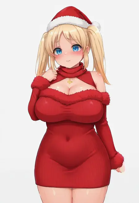 Sweater Mini Xmas Dress