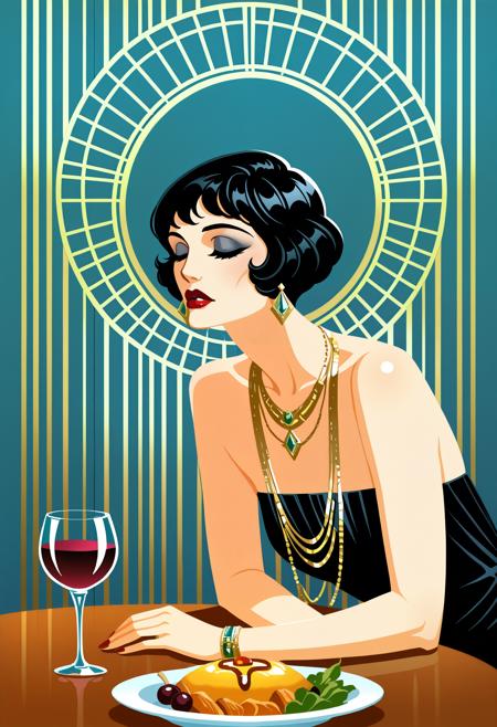 Vixon's Illustrious Styles - Art Deco illust