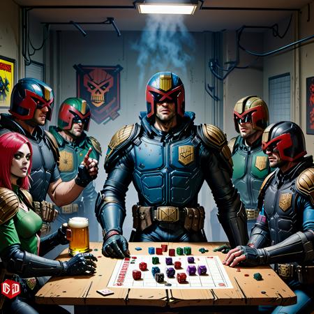 Judge Dredd - 2012 (SDXL) Judge Dredd - 2012 (SDXL)
