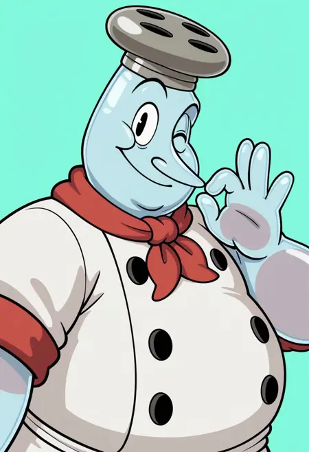 Chef Saltbaker // Cuphead (by sickmer)