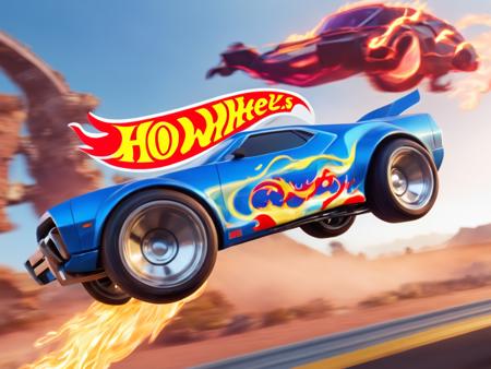 <lora:HotWheels:1> hotwheels render of __car__, logo, a blue car with flames driving down a road, wraith from apex legends, official product image, dna helix, cheeseburger, inspired by Giovanni Pelliccioli, hot wheels, commercial billboard, mullet, round-cropped, ichigo, rolling foothills