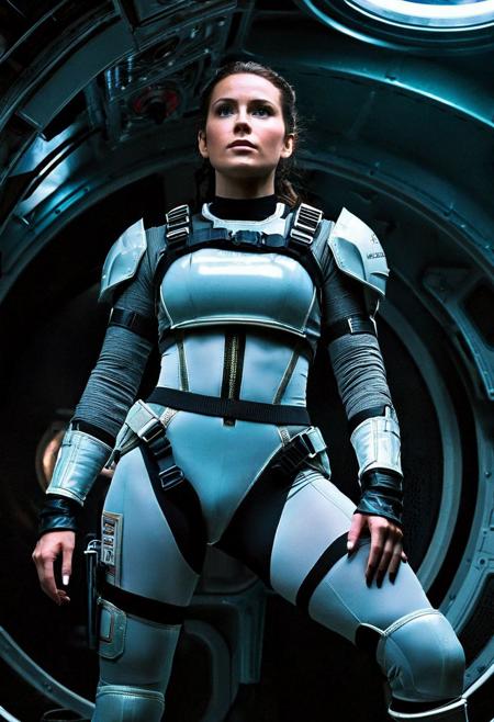 thighs up professional studio photo, (ultra quality:1.5),Amidst the harrowing trials aboard the Nostromo, Ripley 21-year-old emerges as a beacon of resilience and determination. As she confronts the alien menace that threatens her very existence, her actions speak volumes, embodying the spirit of survival against insurmountable odds.
With each heartbeat, Ripley's resolve strengthens, her unwavering determination driving her forward in the face of unimaginable danger. Though fear may linger in the shadows, she refuses to yield, her courage serving as a guiding light for her beleaguered crewmates.
As the chaos unfolds around her, Ripley's actions inspire those around her to rise above their fears and stand firm against the encroaching darkness. In the crucible of adversity, she proves herself to be a true hero, her unwavering resolve serving as a beacon of hope in the darkest of times.