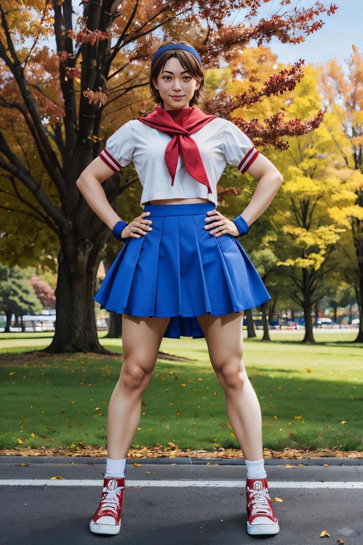 Sakura - Street Fighter (SF5/SF4 face) (Classic attire) image by wikkitikki