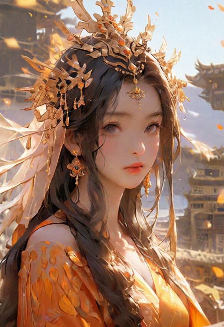 extremely detailed illustration of a gorgeous fire goddess, Rocky fiery landscape, wearing flowy robes, (((extremely detailed face))), zoomed fullbody, really beautiful face, ((ultra detailed face)), xianxia, soft flat lights, flat colors, cel shading, cartoon, art by Mschiffer, ink lines, JRPG, video games, oil paint, harmonious use of color, tranquility, detailed volcano environment, rocks and bricks, 32k resolution, best quality (best quality, masterpiece, colorful, dynamic angle, highest detailed) upper body photo, fashion photography of cute, \\ in intricate dress (ultrahigh resolution textures), in dynamic pose, bokeh, glowing, inner strength, (glowing eyes:1.05),  Full body, oil painting, amazingly beautiful, statuesque figure, elaborate clothing befitting stature in  elegant and serene, ornate, highly intricate details, 8K resolution photorealistic portrait, very detailed painting by Elizabeth Peyton, John Singer Sargent, Amy Sherald, art deco, intricate hyperdetailed breathtaking colorful glamorous scenic view landscape, ultra-fine details, hyper-focused, deep colors, dramatic lighting, ambient lighting god rays, | by sakimi chan, artgerm, wlop, pixiv, tumblr, instagram, deviant art extreme detailed, highest detailed), HDR, BadDream, XP, niji