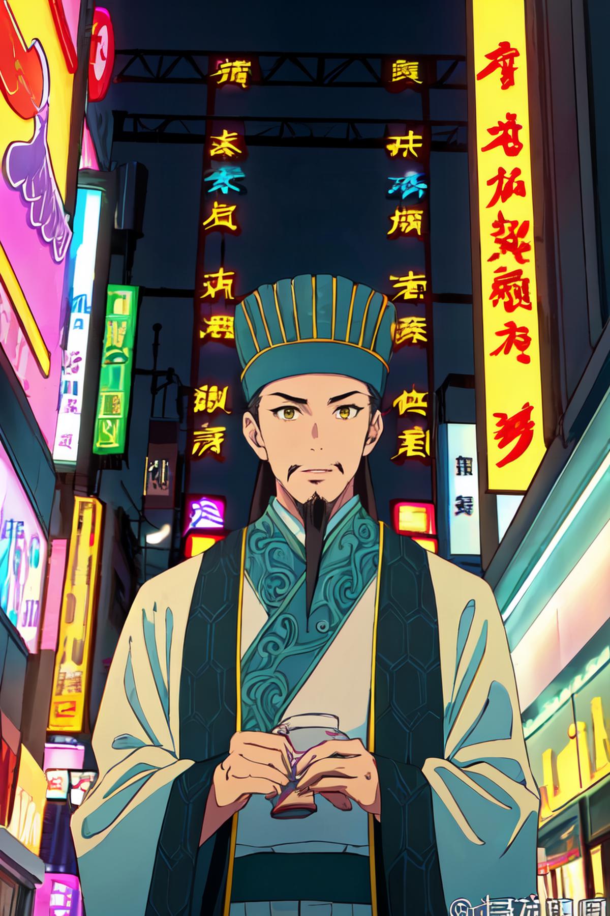 Zhuge Liang - Paripi Kōmei image by kokurine