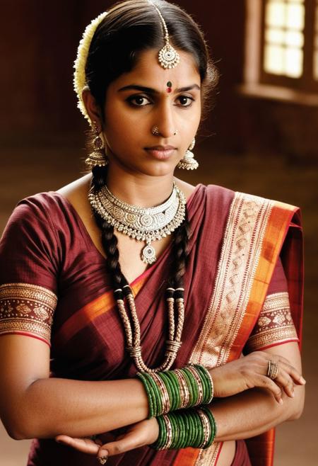 (Hindu woman), (1boy, Sex, Missionary Sex:1.4), (Large boobs, medium thick body :1.4), (3D, Veins, Birth marks, Sweating , Bindi, Nose ring, Bangles, Mehndi :1.2),(True skin, fair complexion, hair braid:1.5)