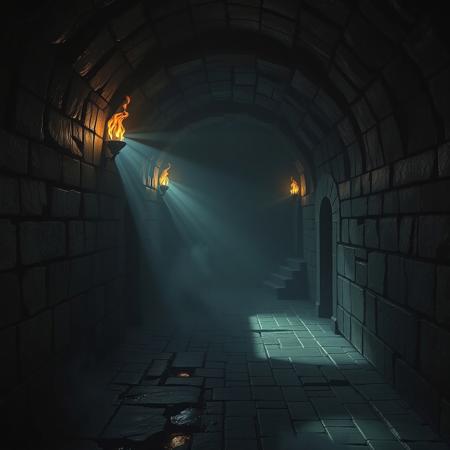 A liminal space within the Shadow Temple from The Legend of Zelda: Ocarina of Time—a place where darkness is not just an absence of light, but a presence of its own. The stone corridors stretch endlessly, their surfaces cracked and aged, barely illuminated by flickering torches that cast long, shifting shadows. The air is heavy, damp, and filled with the faint scent of decay, as if the temple itself is rotting in silence.
An eerie mist clings to the floor, moving unnaturally, as if drawn toward something unseen. The walls whisper—faint, distant sounds that might be echoes, or something else entirely. Ancient carvings, their meanings long forgotten, seem to change when looked at for too long. Endless staircases descend into darkness, their depths unfathomable, while narrow bridges stretch over voids that should not exist.
The temple is empty—yet the overwhelming feeling of being watched, followed, hunted is impossible to ignore. The further one ventures, the less real the world outside feels. The Shadow Temple is not just a place, but a void, a boundary between the living and the lost—a forgotten nightmare, waiting for those who dare to enter.