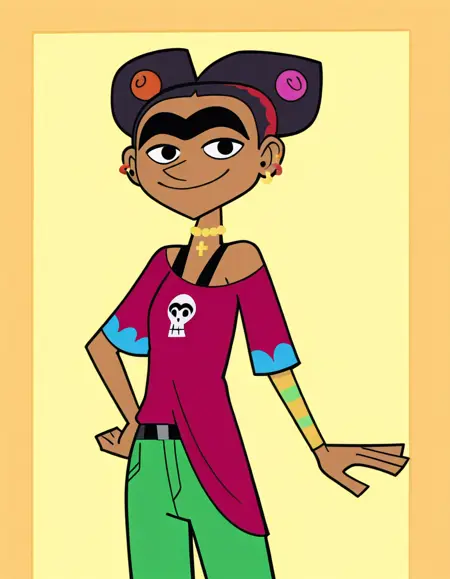 Frida (Clone High) commission