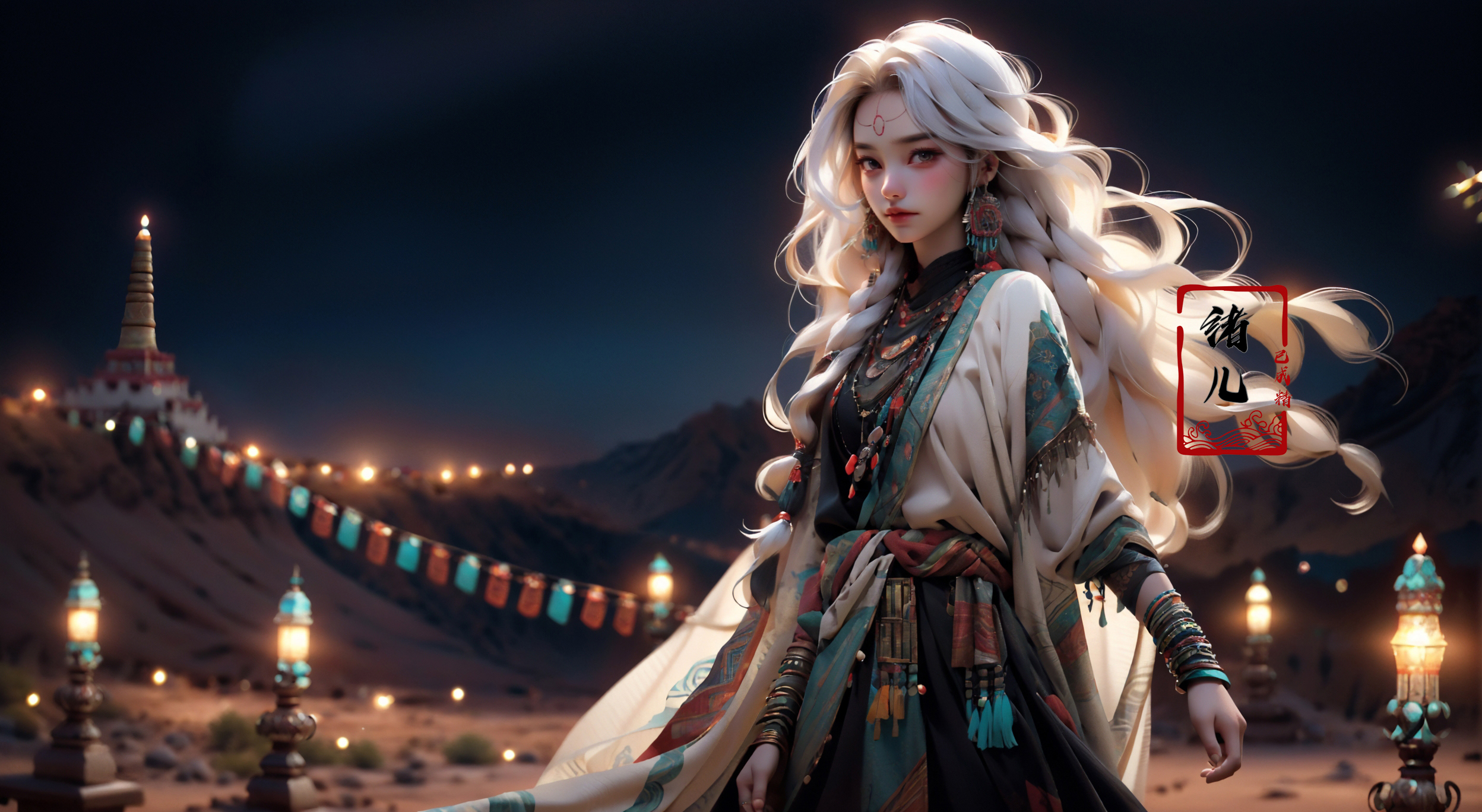 绪儿-民族服饰National costume image by XRYCJ