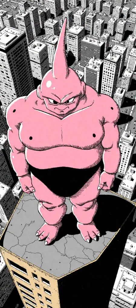 Akira Toriyama's Manga Style Lora