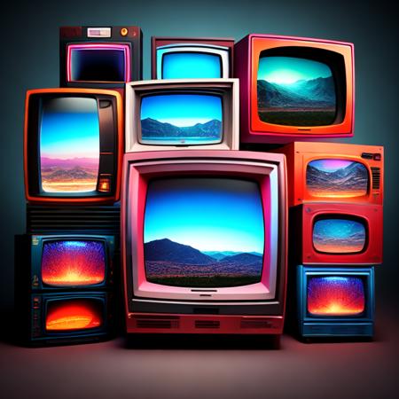 (tvcity:1) a bunch of televisions that are in the dark <lora:djzTVcityV21_LoraBooth:1>