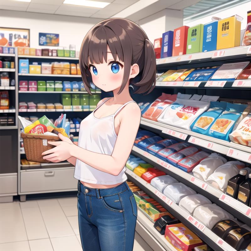 コンビニ Japanese convenience store LoRA image by Yumakono